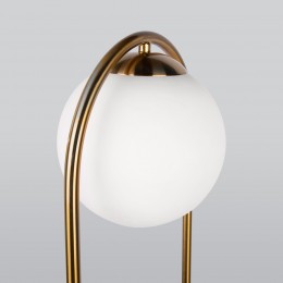 Напольный светильник со стеклянным плафоном 01139/1/ золото Eurosvet