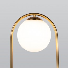 Напольный светильник со стеклянным плафоном 01139/1/ золото Eurosvet