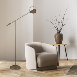 Напольный светильник в стиле лофт 01142/1 золото Eurosvet