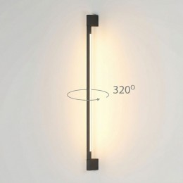 Настенный поворотный светильник Argos 3000K черный IP54 35122/D черный Elektrostandard