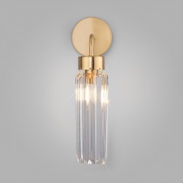 Настенный светильник с хрусталем 60163/1 латунь Eurosvet