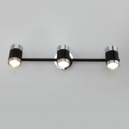 Настенный светильник с металлическими плафонами 20058/3 черный Eurosvet