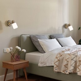 Настенный светильник со стеклянным плафоном 20089/1 бронза Eurosvet