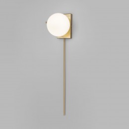 НАСТЕННЫЙ СВЕТИЛЬНИК СО СТЕКЛЯННЫМ ПЛАФОНОМ 40033/1 латунь Eurosvet