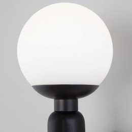 Настенный светильник со стеклянным плафоном 50251/1 черный Eurosvet