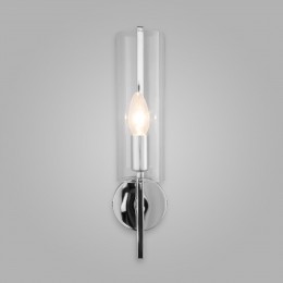 НАСТЕННЫЙ СВЕТИЛЬНИК СО СТЕКЛЯННЫМ ПЛАФОНОМ 70144/1 хром Eurosvet