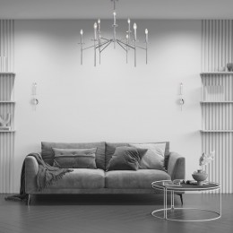 Настенный светильник в классическом стиле 60142/1 хром Eurosvet