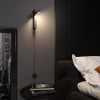 Настенный светодиодный светильник Orco LED с регулировкой яркости 40112/LED черный Elektrostandard
