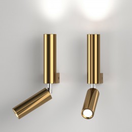 Настенный светодиодный светильник в стиле лофт 40020/1 LED латунь Eurosvet