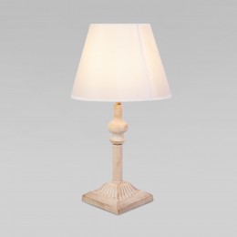 Классическая настольная лампа 01061/1 белый с золотом Eurosvet