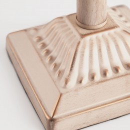 Классическая настольная лампа 01061/1 белый с золотом Eurosvet