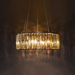 Подвесная люстра с хрусталем 299/5  античная бронза Bogate's