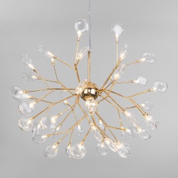 Подвесная люстра со стеклянными плафонами 565 золото Bogate's