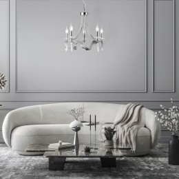 Подвесная люстра в классическом стиле 60064/5 хром Eurosvet