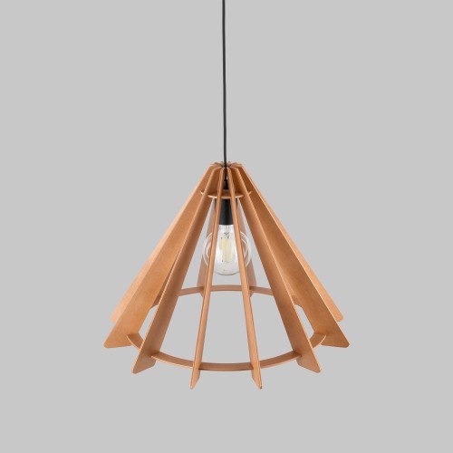 Подвесной светильник с деревянным рассеивателем 6586 Eris TK Lighting