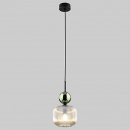Подвесной светильник со стеклянным плафоном 11144 Sophia Green Cognac TK Lighting