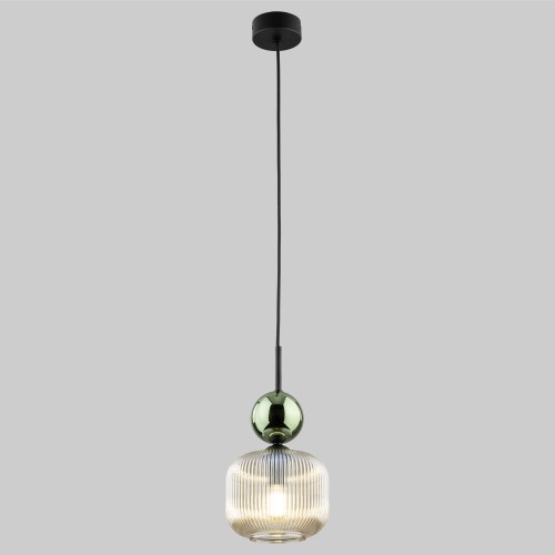 Подвесной светильник со стеклянным плафоном 11144 Sophia Green Cognac TK Lighting