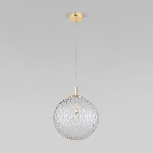 Подвесной светильник со стеклянным плафоном 4610 Cadix Gold TK Lighting