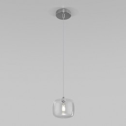 Подвесной светильник со стеклянным плафоном 50128/1 хром Eurosvet