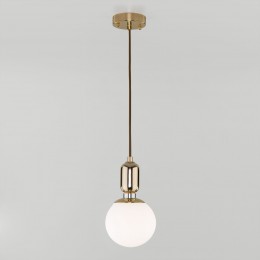 Подвесной светильник со стеклянным плафоном 50151/1 золото Eurosvet