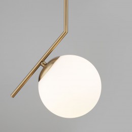 Подвесной светильник со стеклянным плафоном 50152/1 латунь Eurosvet