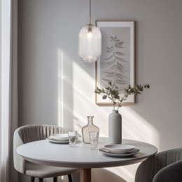 Подвесной светильник со стеклянным плафоном 50261/1 прозрачный Eurosvet