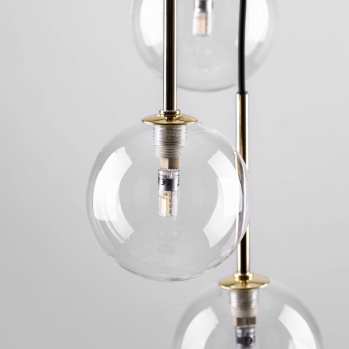 Подвесной светильник со стеклянными плафонами 10182 Aurora TK Lighting