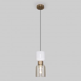 Подвесной светильник со стеклянными плафонами 50118/1 латунь Eurosvet