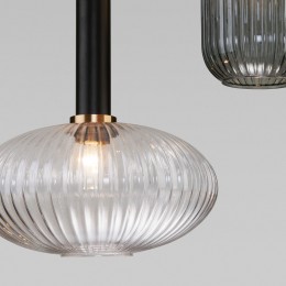 Подвесной светильник со стеклянными плафонами 50183/3 черный Eurosvet