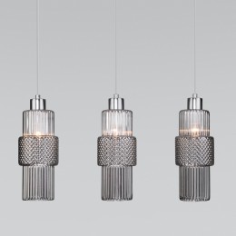 Подвесной светильник со стеклянными плафонами 50209/3 хром Eurosvet