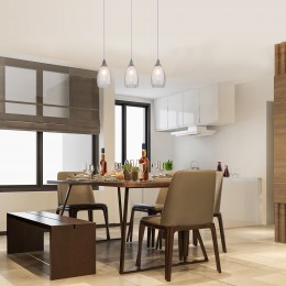 Подвесной светильник со стеклянными плафонами 50285/3 хром Eurosvet