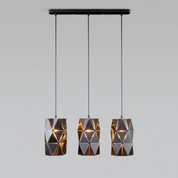 Подвесной светильник в стиле лофт 50145/3 черный Eurosvet
