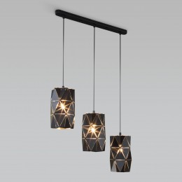 Подвесной светильник в стиле лофт 50145/3 черный Eurosvet