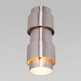 Подвесной светильник в стиле лофт 50235/1 никель Eurosvet