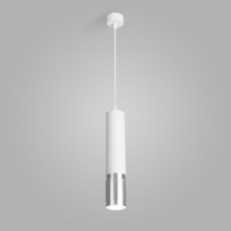 Подвесной светильник в стиле лофт DLN108 GU10 белый/серебро Eurosvet