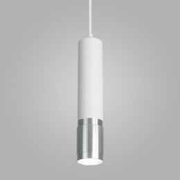 Подвесной светильник в стиле лофт DLN108 GU10 белый/серебро Eurosvet