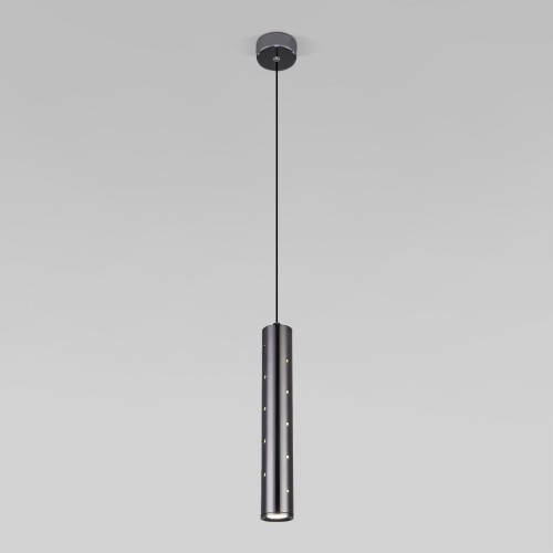 Подвесной светодиодный светильник Bong 12W 4200K черный жемчуг 50214/1 LED черный жемчуг Elektrostandard