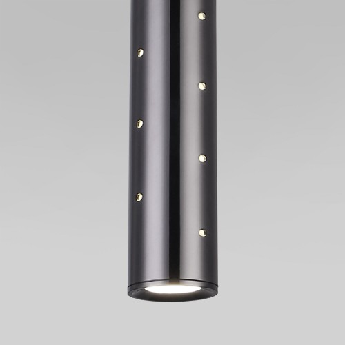 Подвесной светодиодный светильник Bong 12W 4200K черный жемчуг 50214/1 LED черный жемчуг Elektrostandard