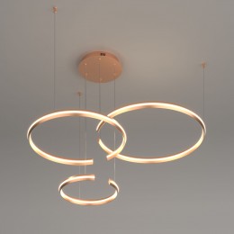 Подвесной светодиодный светильник с пультом управления 90180/3 золото Eurosvet