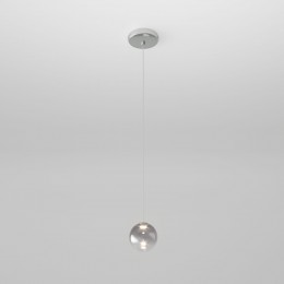 Подвесной светодиодный светильник со стеклянным плафоном 50234/1 LED дымчатый Eurosvet