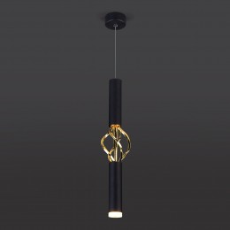 Подвесной светодиодный светильник в стиле лофт 50191/1 LED черный / золото Eurosvet