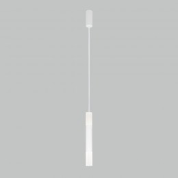 Подвесной светодиодный светильник в стиле лофт 50210/1 LED белый Eurosvet