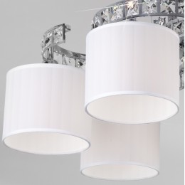 Потолочная люстра с абажурами 60104/8 хром Eurosvet