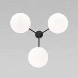 Потолочный светильник со стеклянными плафонами 60147/3 черный Eurosvet