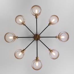 Потолочный светильник в стиле лофт 70127/8 черный Eurosvet