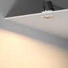 Потолочный светодиодный светильник Inline 10W 3000K белый/хром 25091/LED Elektrostandard