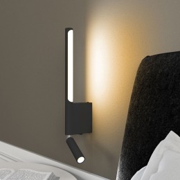 Светильник настенный светодиодный Sarca LED черный 4000К 40111/LED черный Elektrostandard