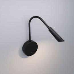 Светильник настенный светодиодный Stem с USB-портом и выключателем 40120/LED черный Elektrostandard