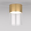 Светильник потолочный светодиодный 10W 4000К латунь/прозрачный 25047/LED Elektrostandard
