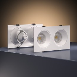 Светильник встраиваемый GU10 белый 15700/02 Elektrostandard